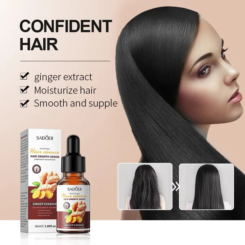 Ginger Shampoo Conditioner Mask Promote Hair Growth And