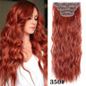 Set Synthetic Hair Clip In Long Wavy Thick
