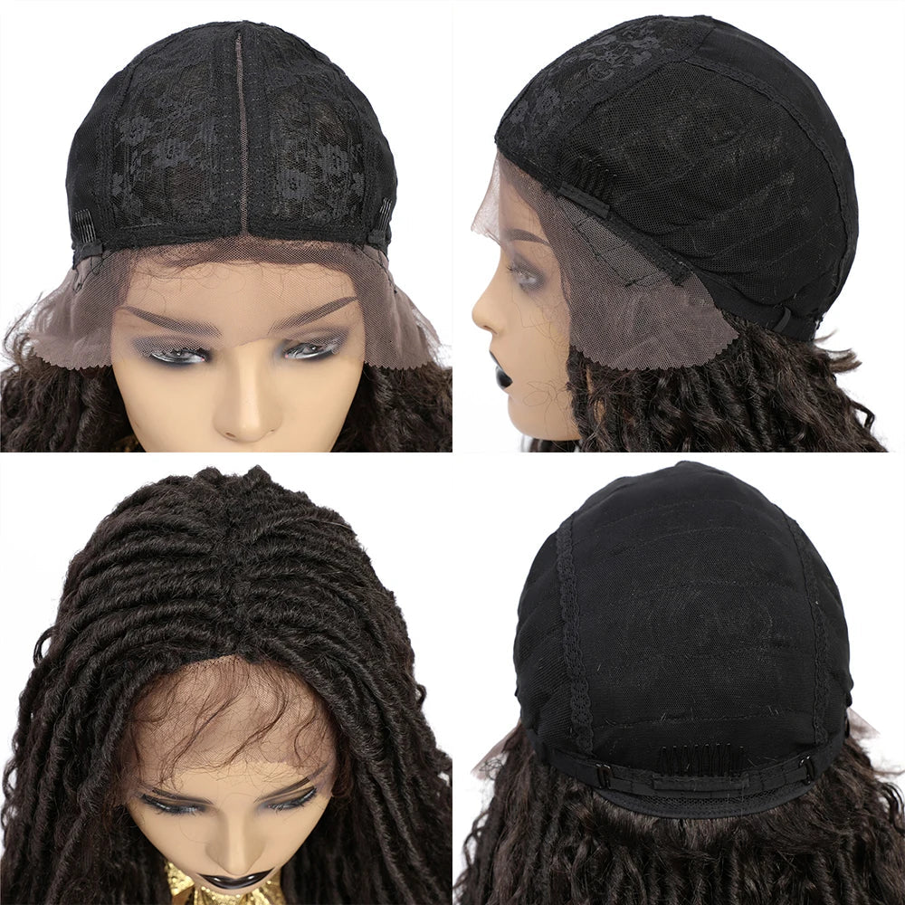 Tress Braided Wigs Lace Front Wig For Black