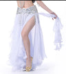 New Belly Dancing Skirt Woman Chiffon Split Sexy