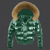 Fake Fur Parkas Waterproof Women Down Jacket Winter
