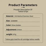 Professional Tattoo Grips Professional Aluminum Alloy Adjustable