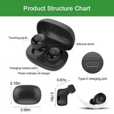 Rechargeable Bluetooth Hearing Aids Wireless Mini Adjustable Sound