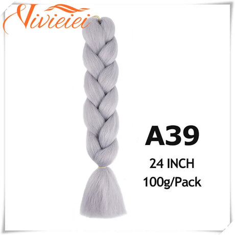 Pink Ombre Jumbo Braids Hair Extensions