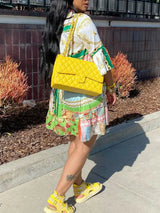 Lw Dress Print A Line Loose Dress Summer