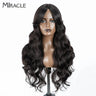 Miracle Synthetic Lace Front Wigs For Women Long