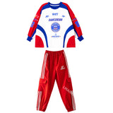 Kids Hip Hop Clothing Contrast Joggers Pant Boys