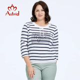 Astrid Autumn Women' T-Shirt Casual Cotton Top Female