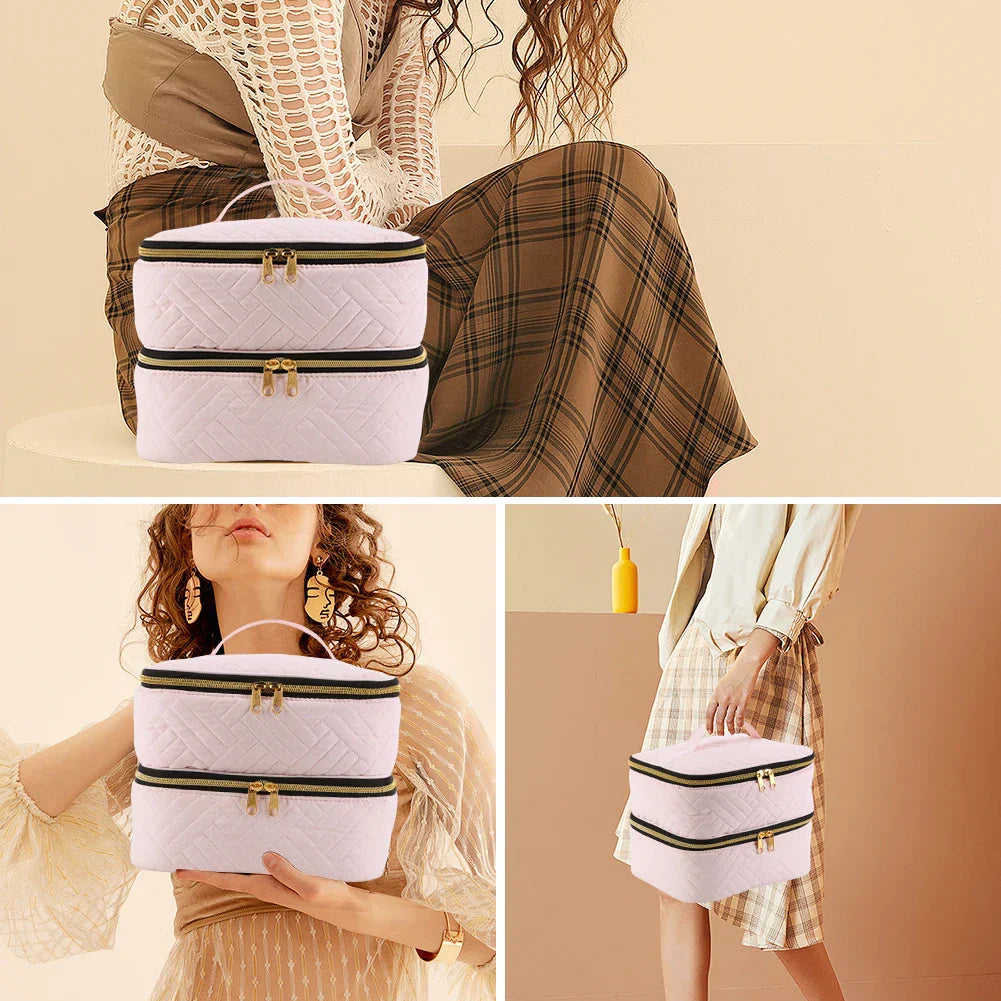 Nailpolish Organizer Bag Removable Nail Box Storage With