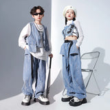 Fashion Hip Hop Dance Rave Clothes For Kids