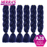 Jumbo Ombre Braids - Black, Brown, Blue, Pink