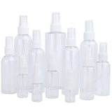 Refillable Clear Pet Plastic Portable Spray Bottle Empty