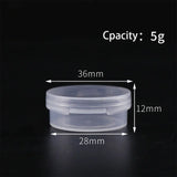 G Plastic Nail Glitter Jar Mini Cream Pot