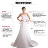White Crystals Beaded Wedding Dresses African Bride Long
