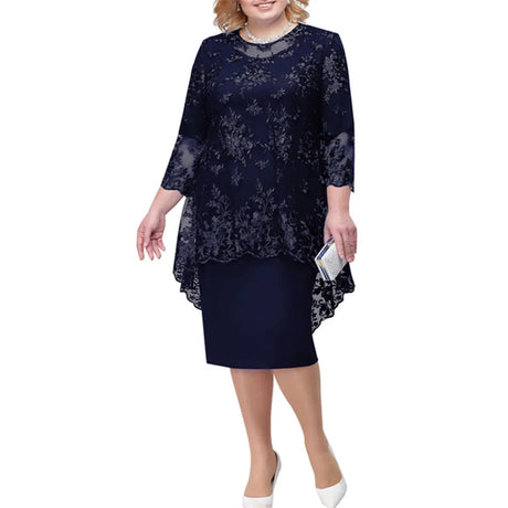 Party Dress Chic Slim Fit Flower Pattern Bodycon