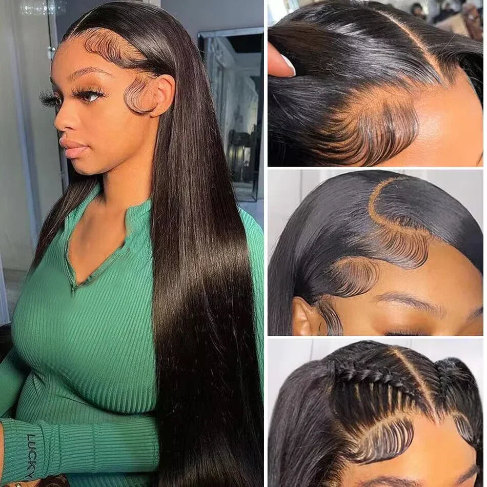 Transparent Lace Front Human Hair Wigs