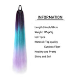 Yk Jumbo Ponytail Hair Extensions With Tinsel Hair
