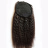 Human Hair Extensions Draw String Ponytails Jerry Afro