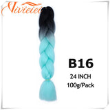 Pink Ombre Jumbo Braids Hair Extensions