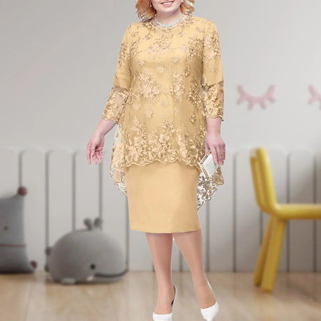 Party Dress Chic Slim Fit Flower Pattern Bodycon