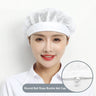 Black Adjustable Food Service Net Hat Kitchen Work