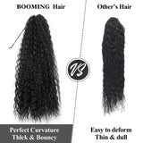 Curly Ponytail Extensions Clip In Synthetic Drawstring Ponytail