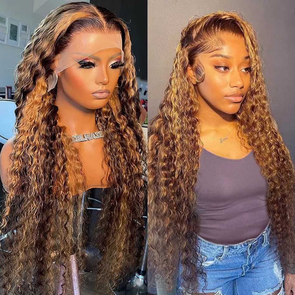 Hd Lace Front Human Hair Wigs Highlight