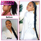 Long Diy Braided Ponytail Extension With Hair Tie