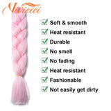 Pink Ombre Jumbo Braids Hair Extensions