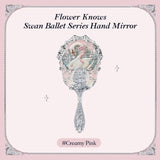 Flower Knows Swan Ballet Series Hand Holding Mirror