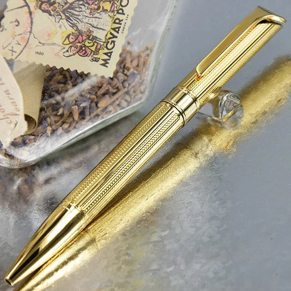 Mbs Luxury Christmas Gift Ballpoint Pen Metal Grid