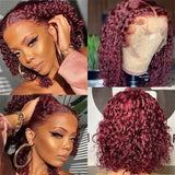 Short Bob Wigs J Kinky Curly Bob Wig