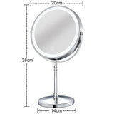 Makeup Mirror With Light Lamp X Magnifying Desktop
