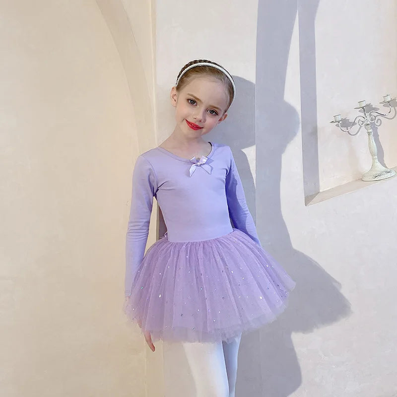 Sequin Gauze Skirt Children Dance Clothes Girls Ballet