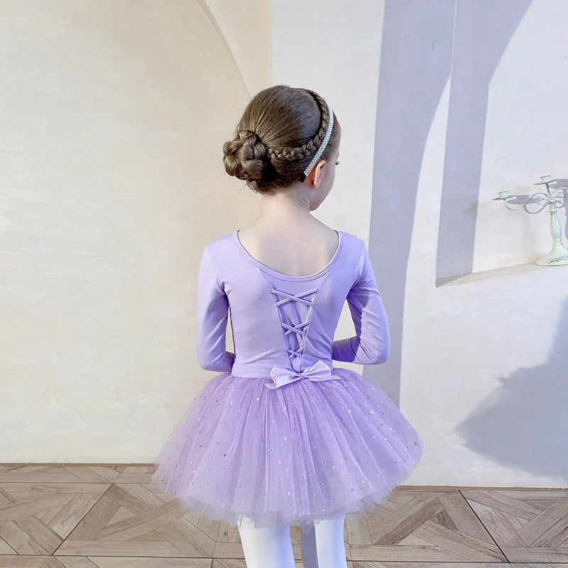 Sequin Gauze Skirt Children Dance Clothes Girls Ballet