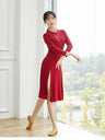 Sexy Hem Slit Design Dance Dress For Women