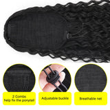 Lisi Girl Synthetic Drawstring Ponytail Long Curly Ponytail