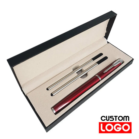 Luxury Metal Gel Pens In Gift Box Custom