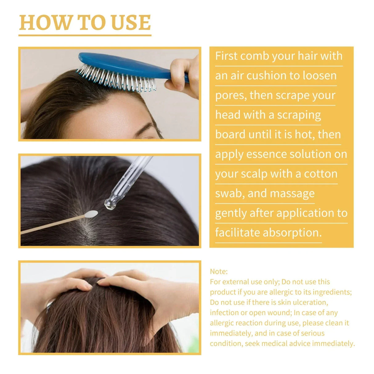 Gray White Hair Treatment Serum White To Black