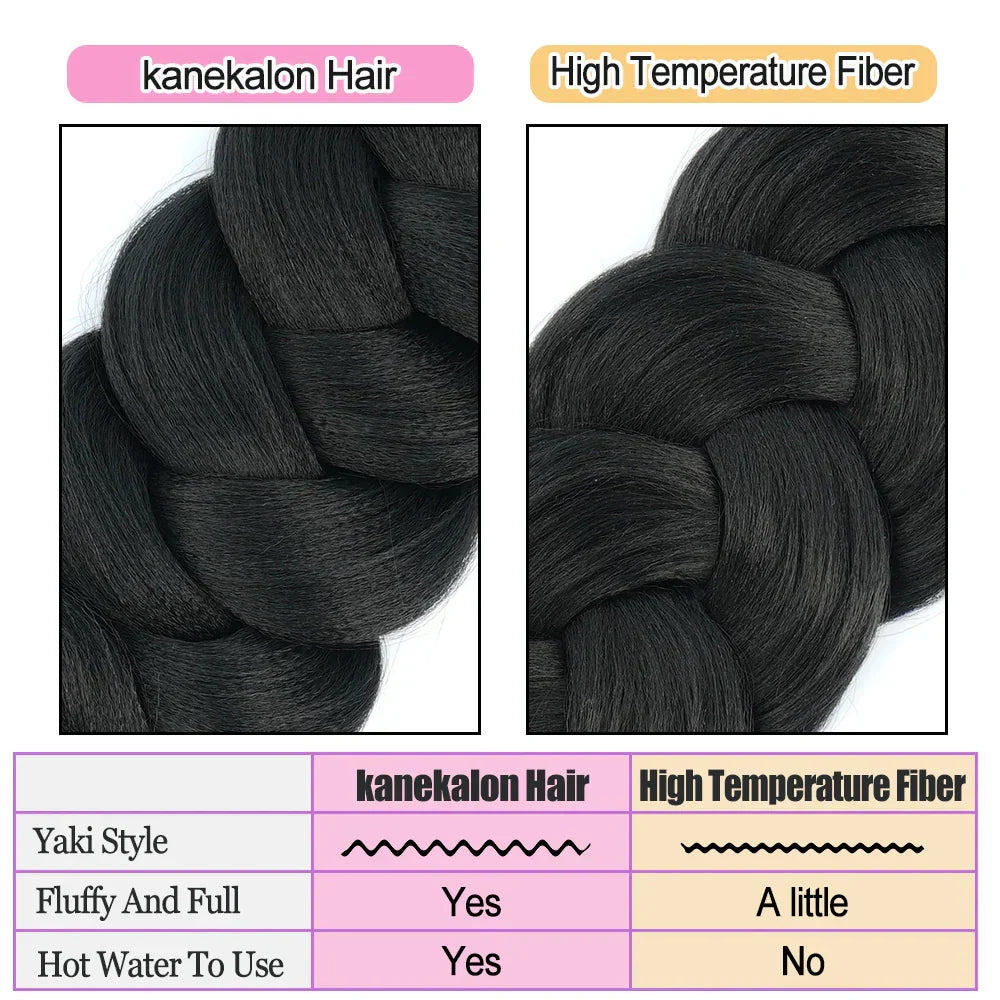 Wigundle Jumbo Braids Crochet Hair Extensions Synthetic Braiding