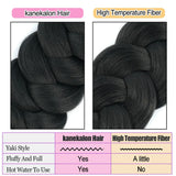 Wigundle Jumbo Braids Crochet Hair Extensions Synthetic Braiding