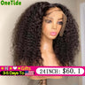 Lace Front Human Hair Wigs Deep Wave