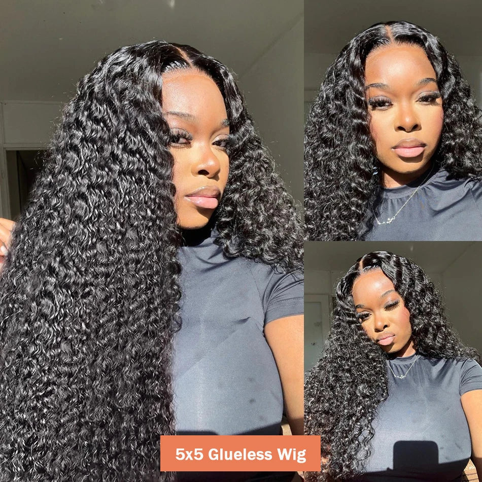 Wigirl Curly Transparent Lace Front Human