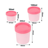 Refillable Bottles Plastic Empty Makeup Jar Pot Travel