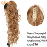 Meifan Long Synthetic Wavy Clip In Hair Ponytail
