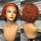 Pixie Cut Wig B Brown Color Lace Wig