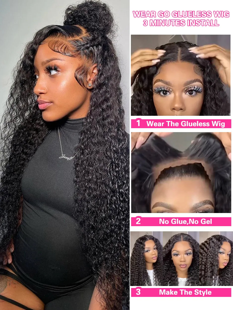 Wear And Go Glueless Human Hair Wig