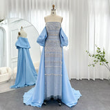 Sharon Said Luxury Dubai Sage Green Evening Dresses