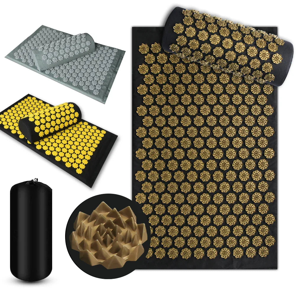 Shiatsu Acupressure Mat Spike Massage Pad Kuznetsov'S Applicator