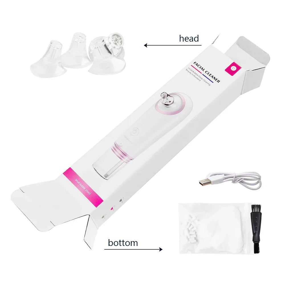 Small Bubble Blackhead Remover Machine Water Cycle Cleaning